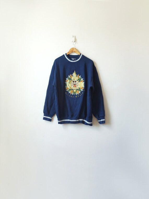 90s Walt Disney "World Tour" Sweatshirt - Vintage