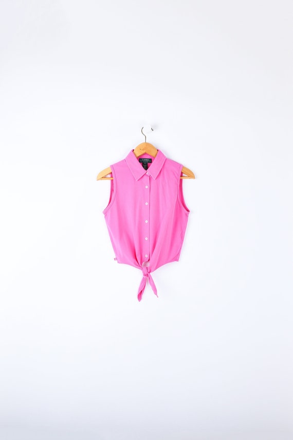 Vintage 90s Preppy Tennis Shirt, Gina Peters Polo, Vi… Gem