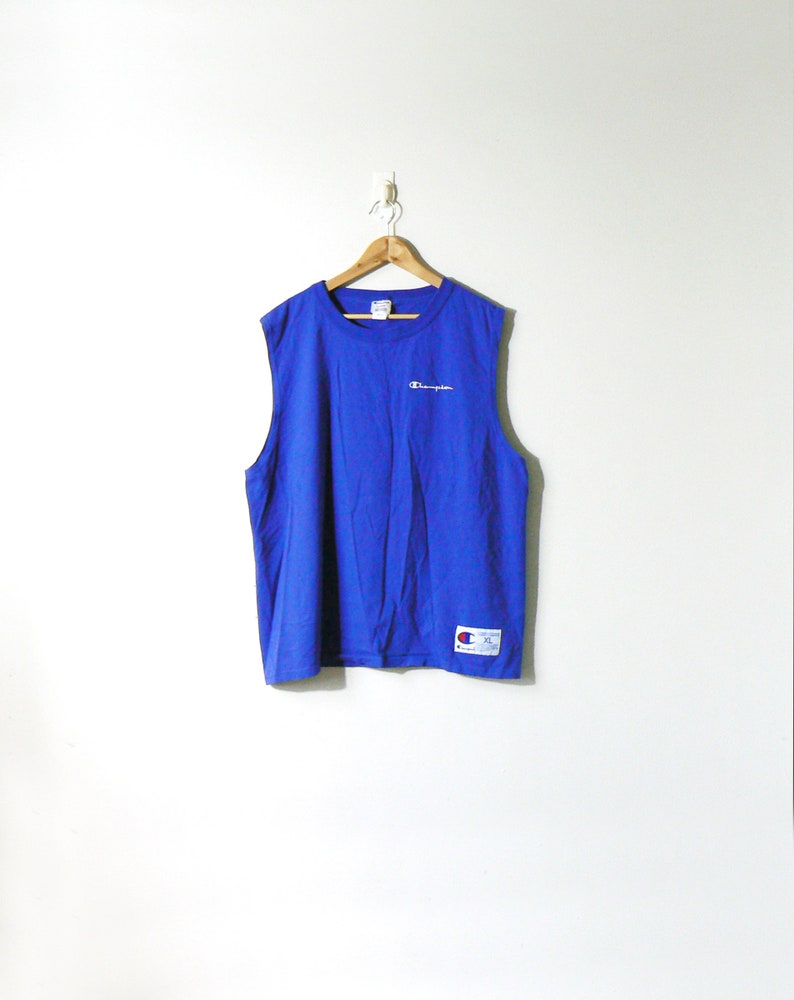 royal blue champion t shirt