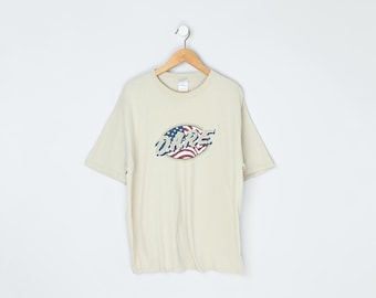 ヴィンテージ 2000年代 DARE Tシャツ - ベージュ - メンズ XL