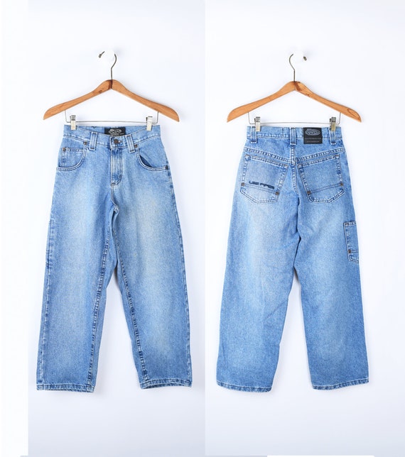 24x26 // 00s Lee Pipes Wide Leg Skater Jeans Vintage, Skater