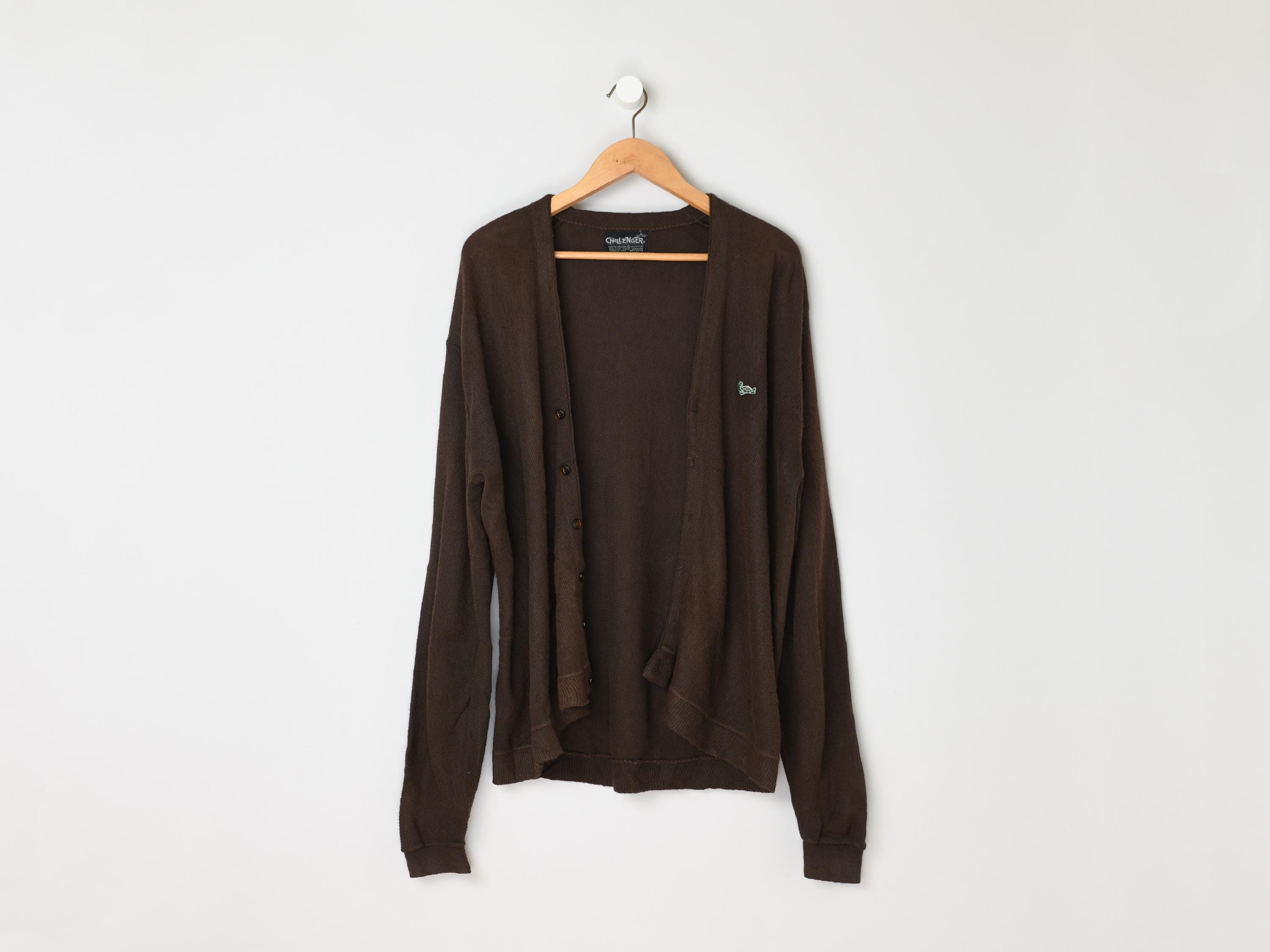 Vintage Cardigan Brown Men Large - Etsy Vintage Cardigan Brown Men Large - Etsy