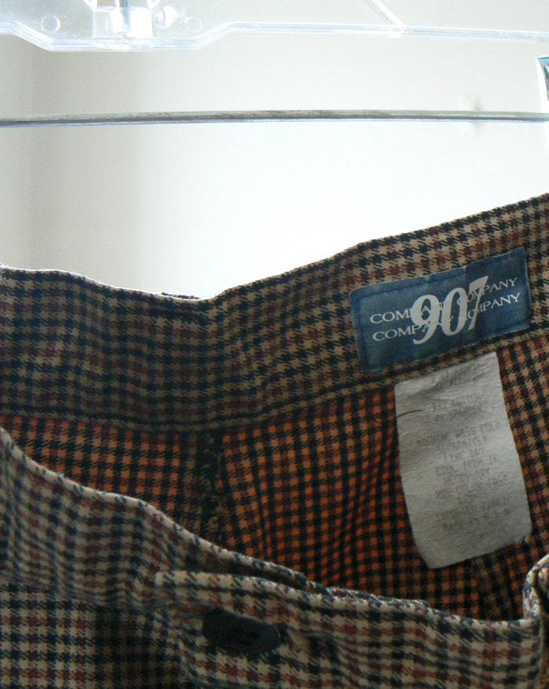 80s Pants 28 Waist Women/'s SM 80s Clothing 80s Womens/' Tweed Trousers with Stirrups