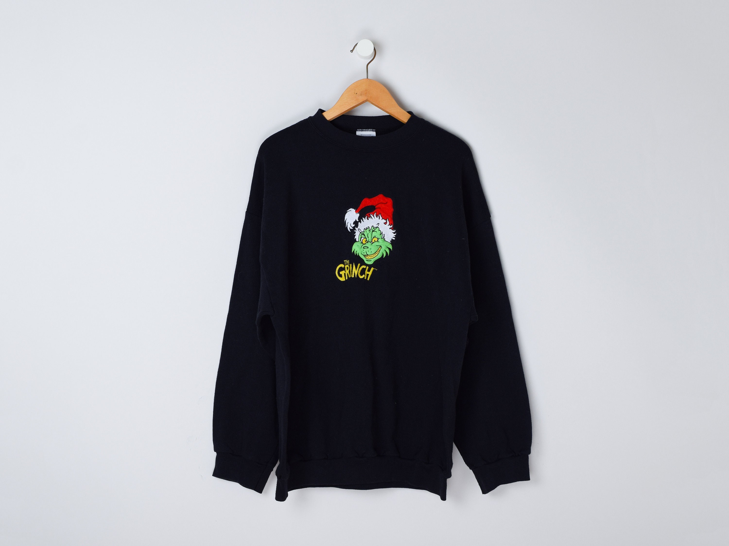 Vintage 90s the Grinch Sweatshirt - Embroidered, Nineties 