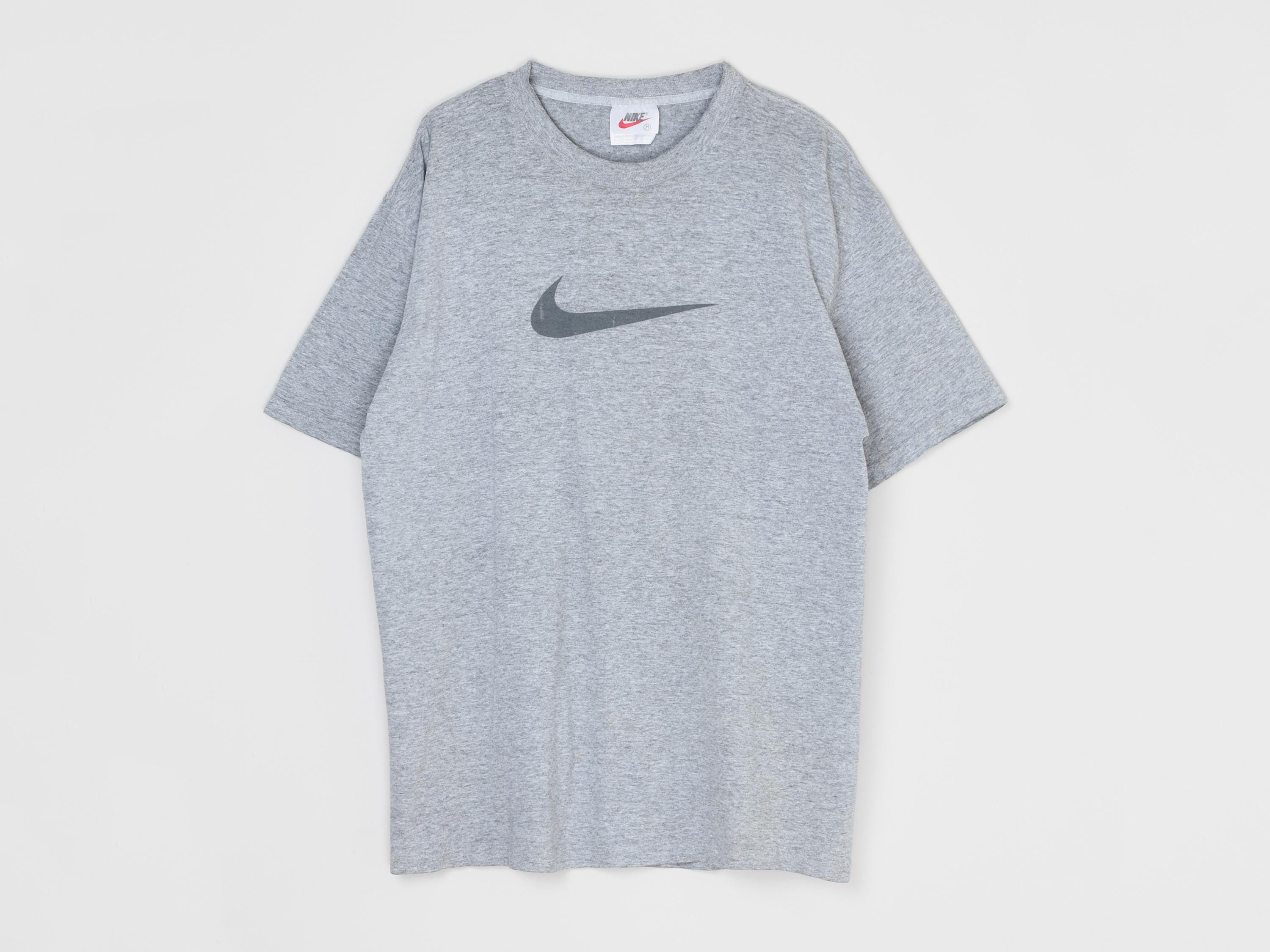 希少 90s00s NIKE サーマル XL グレー Vintage 90s Nike Grey T-shirt - Nineties, Athletic, Gray, Crew