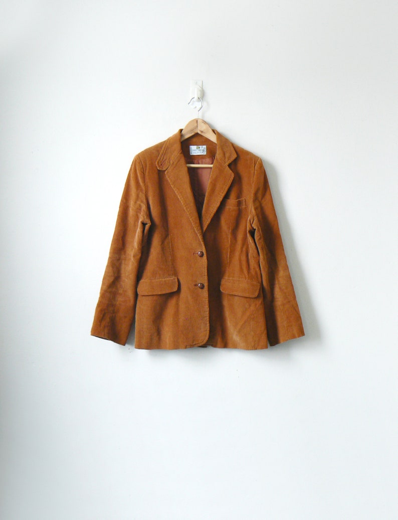 Orange corduroy blazer Clearance