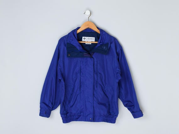 Vintage 90s Columbia Deep Purple Jacket - hiking, camping, outdoors - Women's S