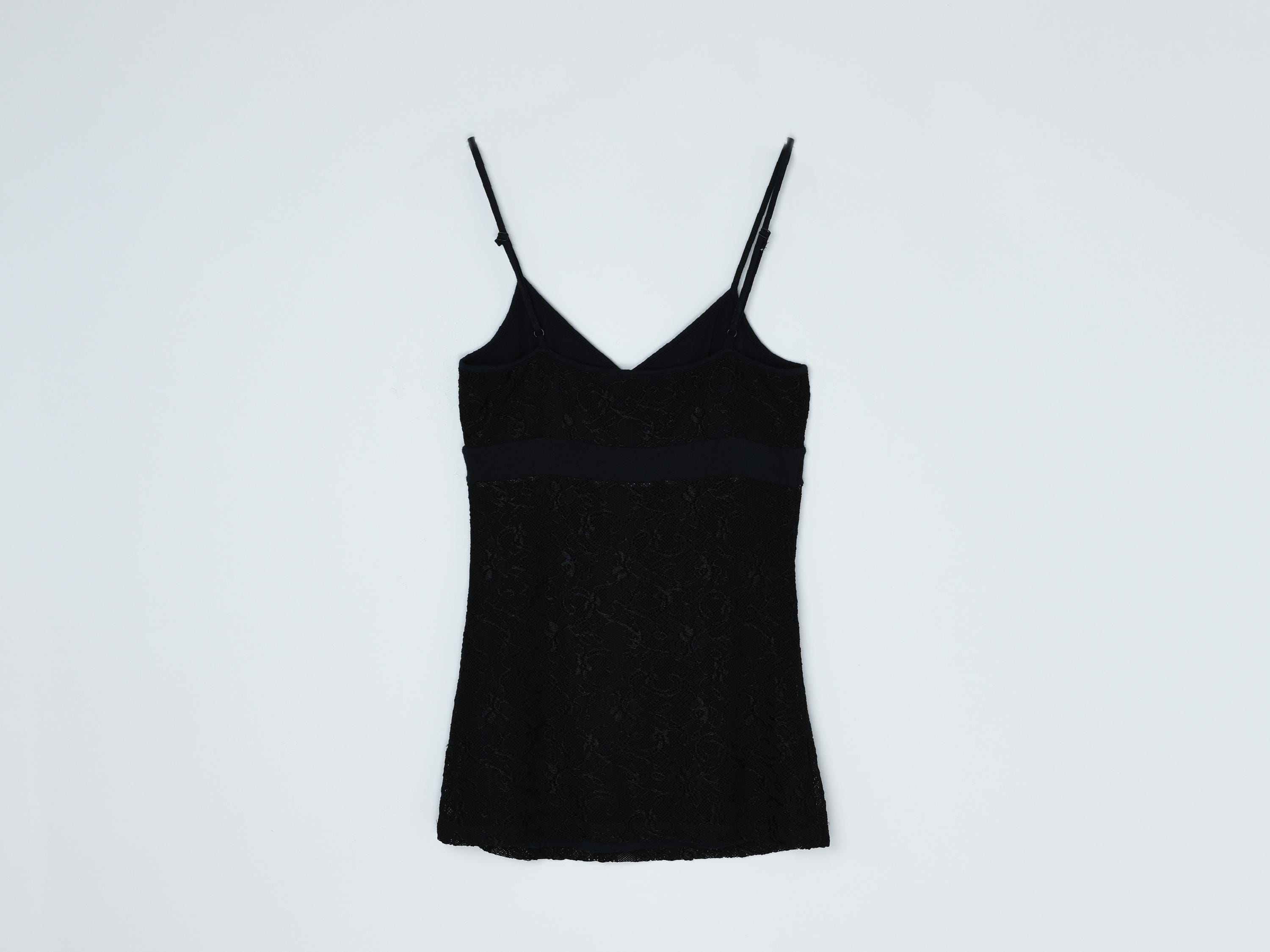 トップス [MSCHF]LACE STRAP SLEEVELESS Black S 激安通販 Black SLEEVELESS STRAP [MSCHF]LACE トップス S Sweden