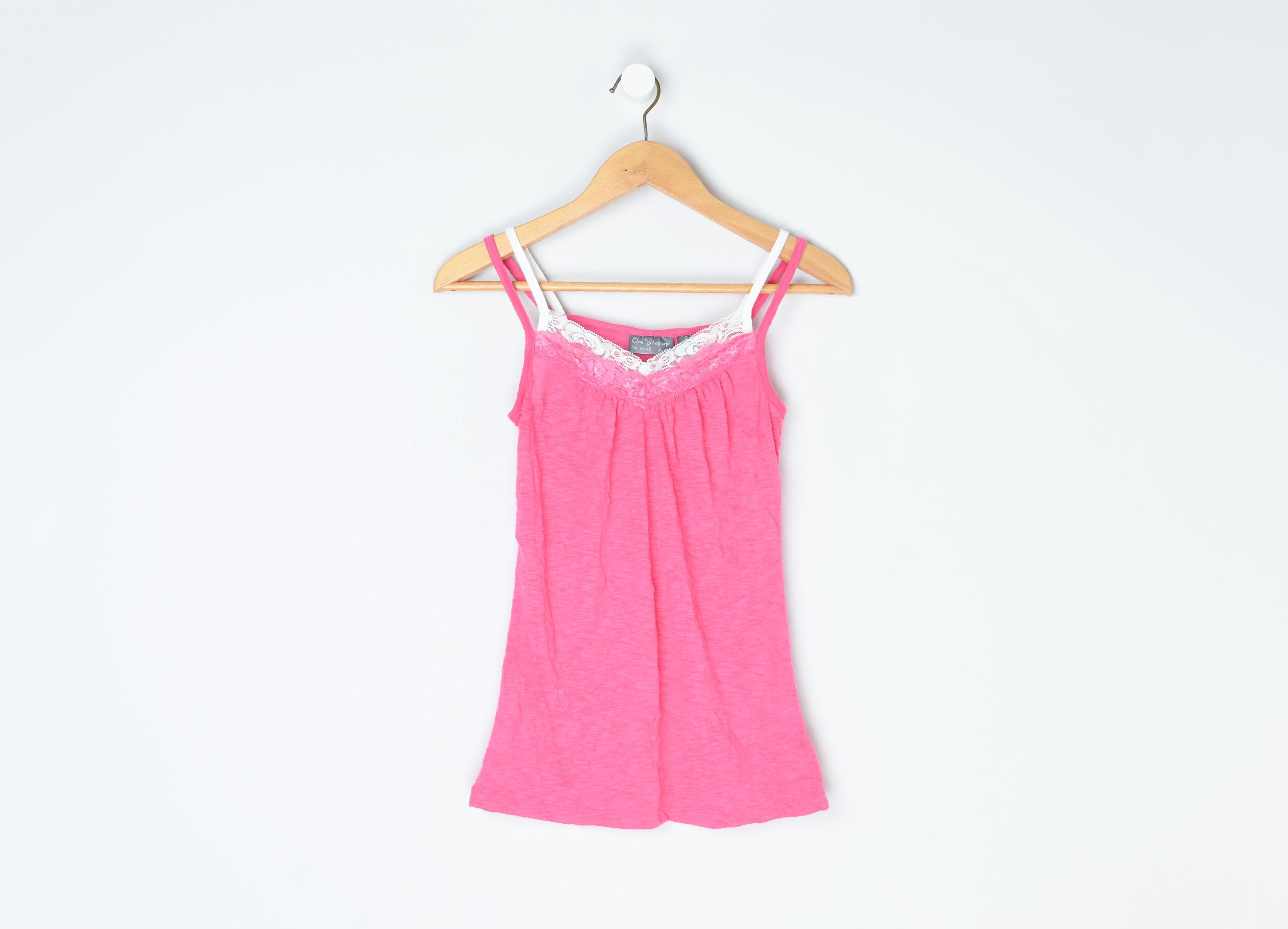 Vintage Y2k Doubled Lacy Cami Top - 