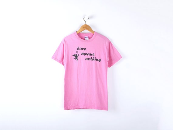 Vintage y2k "love means nothing" t-shirt - 2000s … - image 1