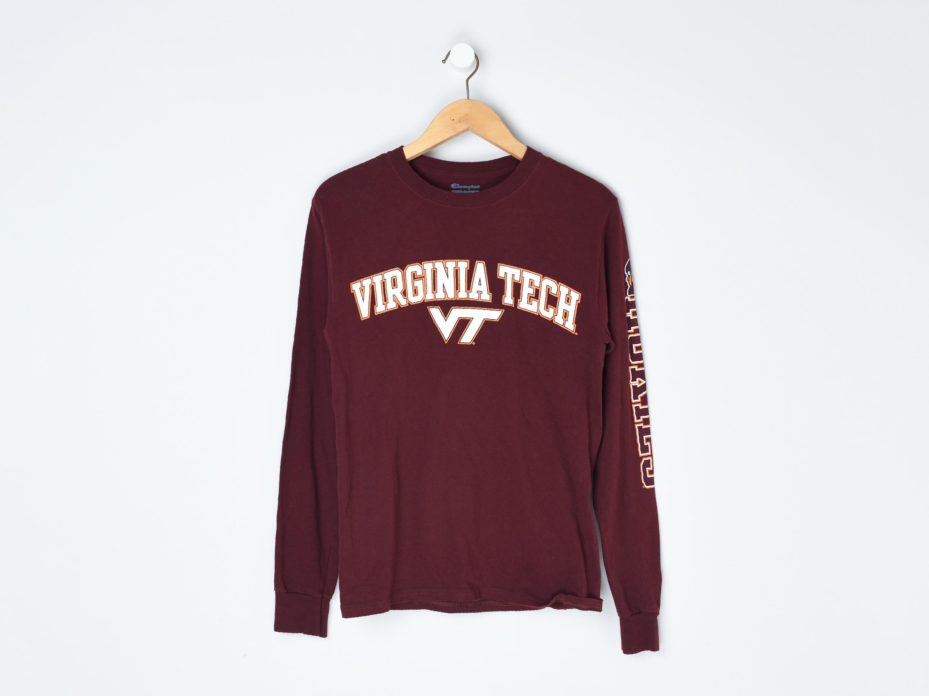 60s ブラック フェード 半袖スウェット VIRGINIA TECH