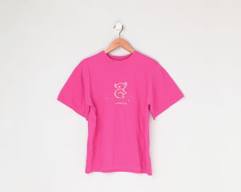 Vintage 90s Australia Koala T-Shirt - hot pink, oversized, animals, nineties - Men's L