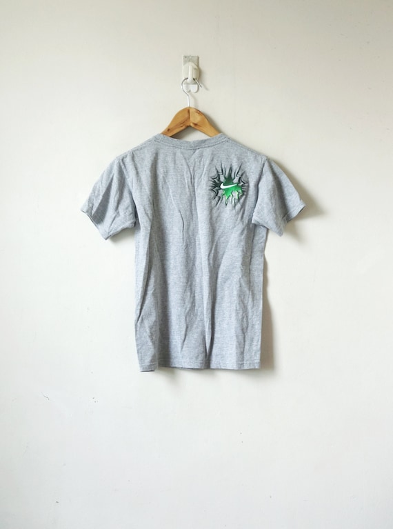 トップス 00s nike tech training shirt Rare Vintage Nike Shirt Mens XL Blue 2000s Check Swoosh Technical