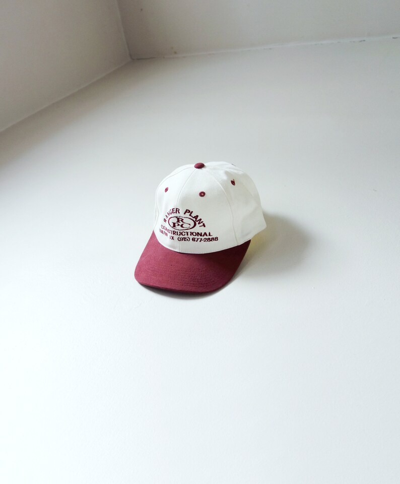 white strapback cap