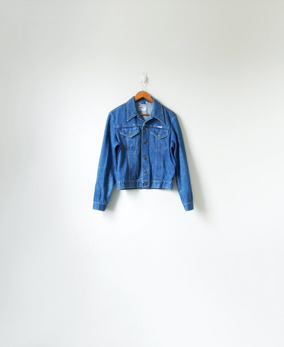 70s Wrangler "No-Fault" Denim Jacket - 70s Denim J