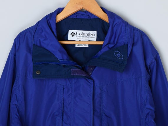 Vintage 90s Columbia Deep Purple Jacket - hiking, camping, outdoors - Women's S View 2