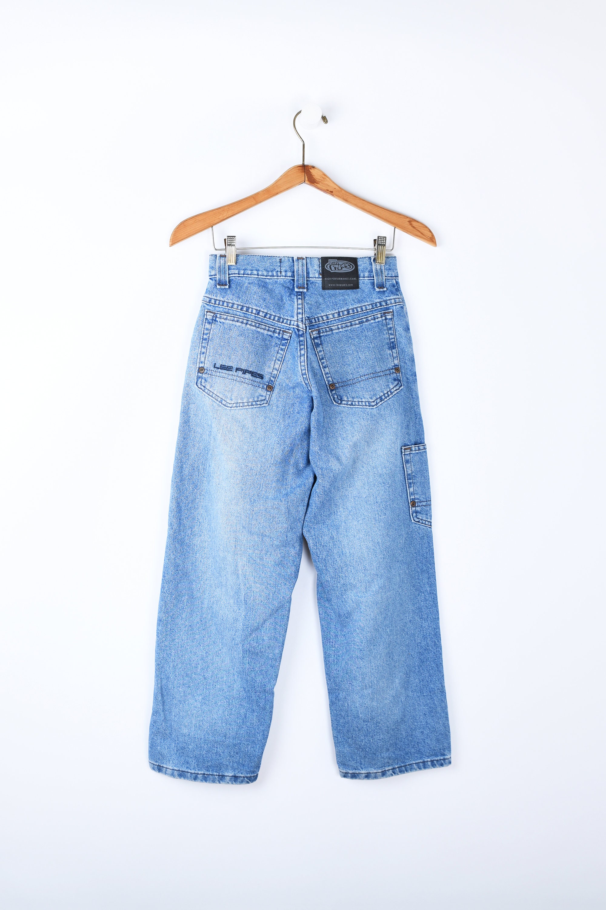 Boys Lee Pipes vintage 90s baggy cargo wide leg skater jeans のeBay公認海外通販セカイモン