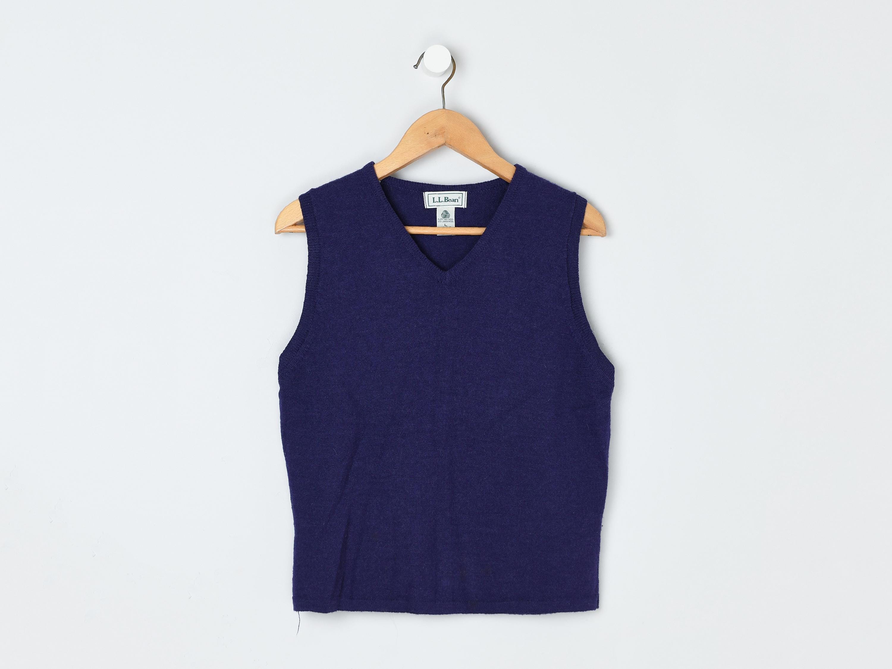 90’s ビンテージ/LL Bean Cotton Vest in Fleece 90s LL Bean vest. Small – Vintage Sponsor