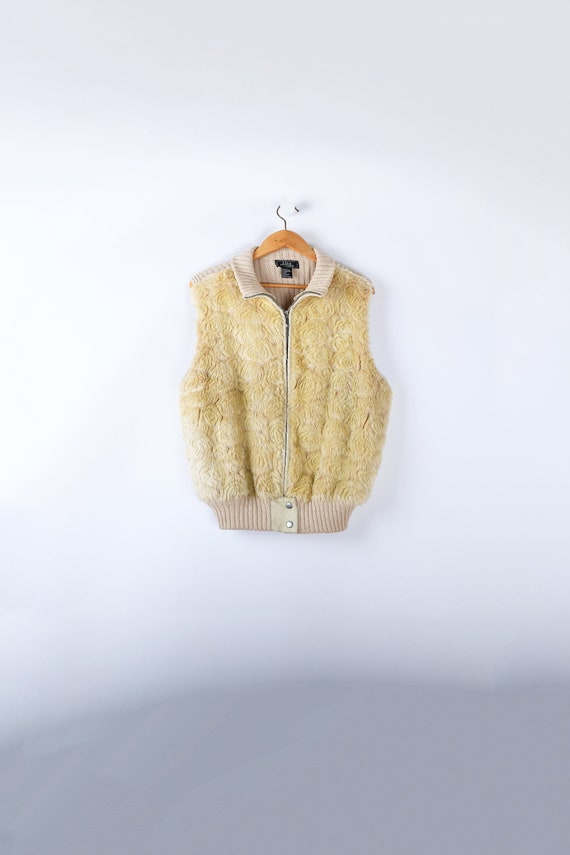 トップス 00s archive goa fur jilet vest cardigan 00s Archive Goa Vintage Fur Vest Sweater Vests