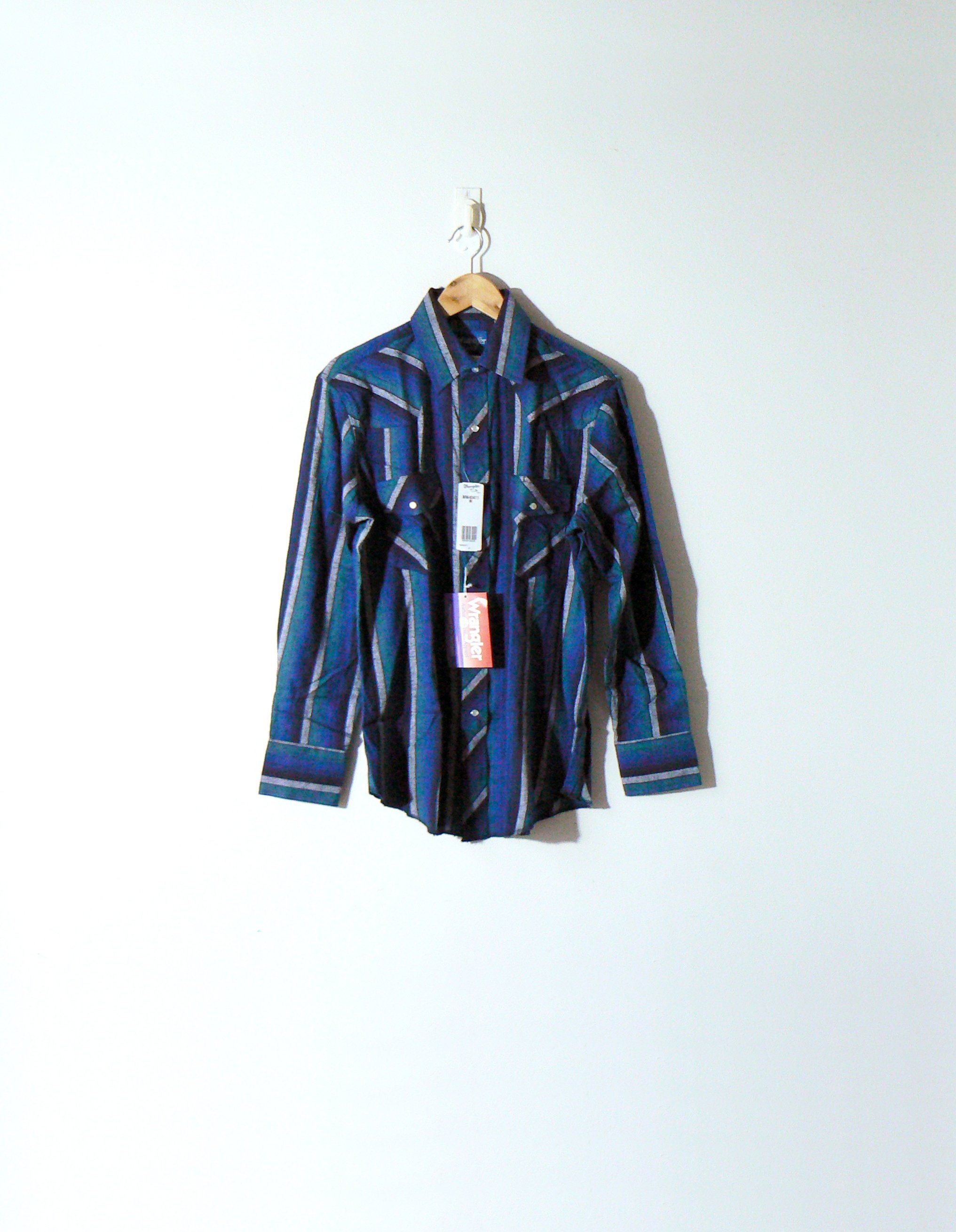 90s Wrangler Western Shirt Brushpopper Shirt Blue & Green - Etsy Ireland 90s Wrangler Western Shirt Brushpopper Shirt Blue & Green - Etsy Ireland