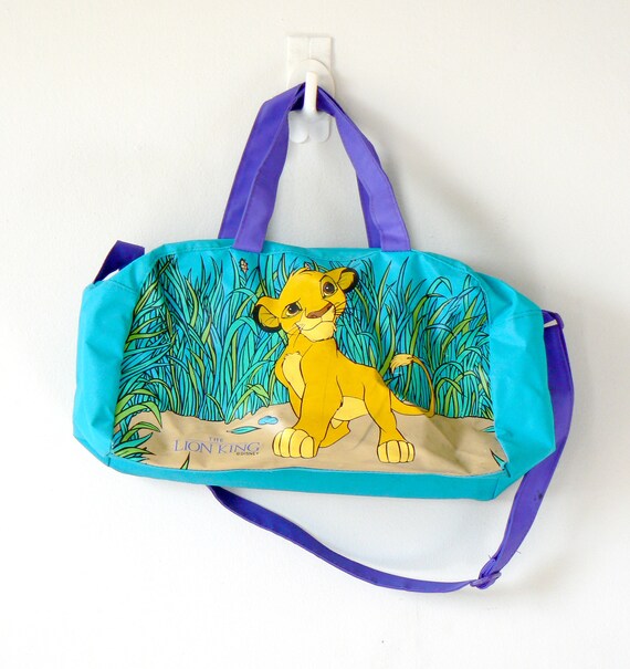 90s The Lion King Simba Tote Shoulder Bag Lion King Clothing Etsy