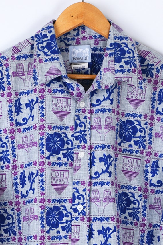 70s "Oahu Transit Group" Hawaiian Shirt - vintage… - image 2