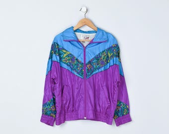 Vintage 90s Colorblock Windbreaker - 