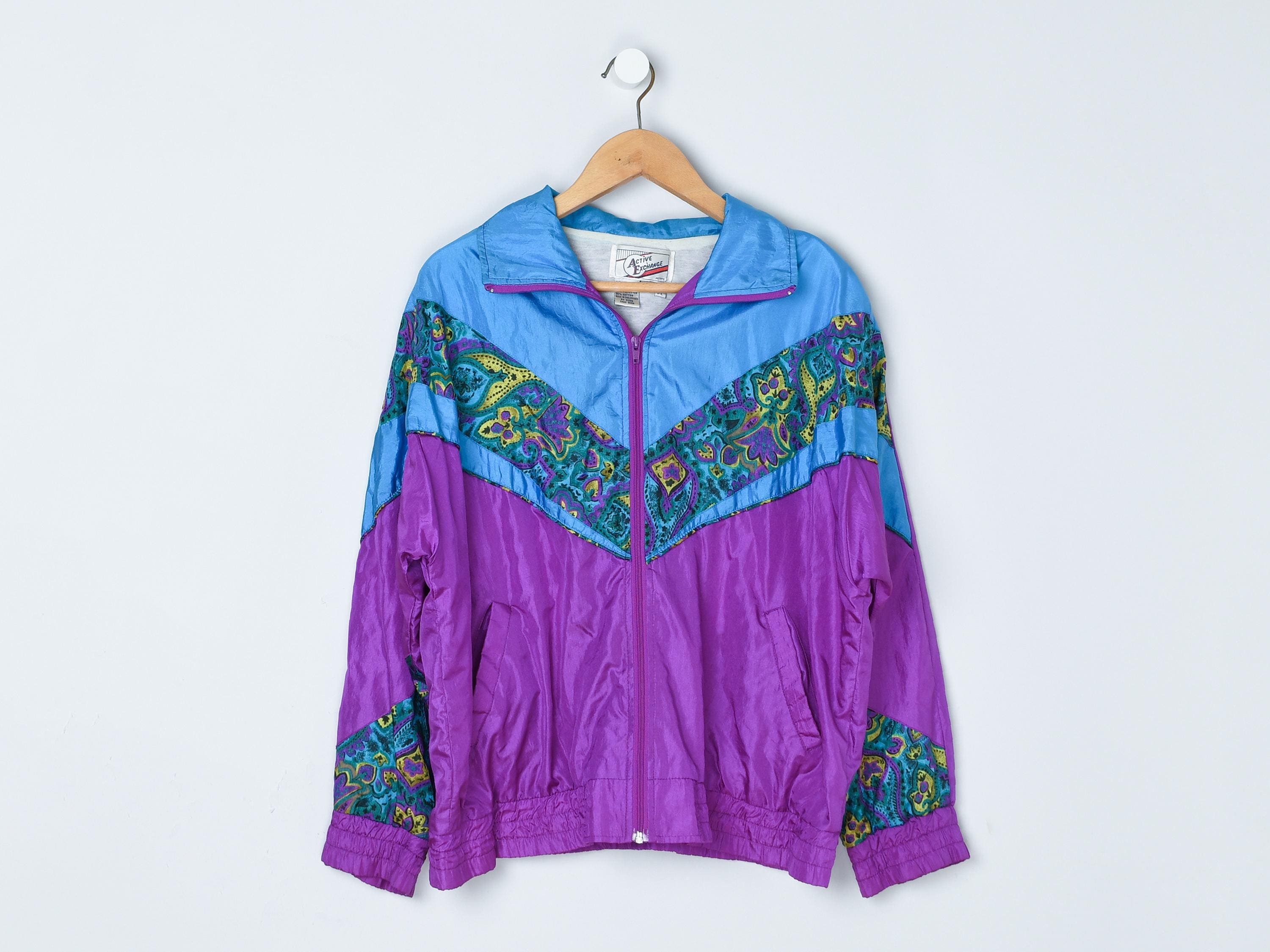 Vintage 90s Colorblock Windbreaker - 