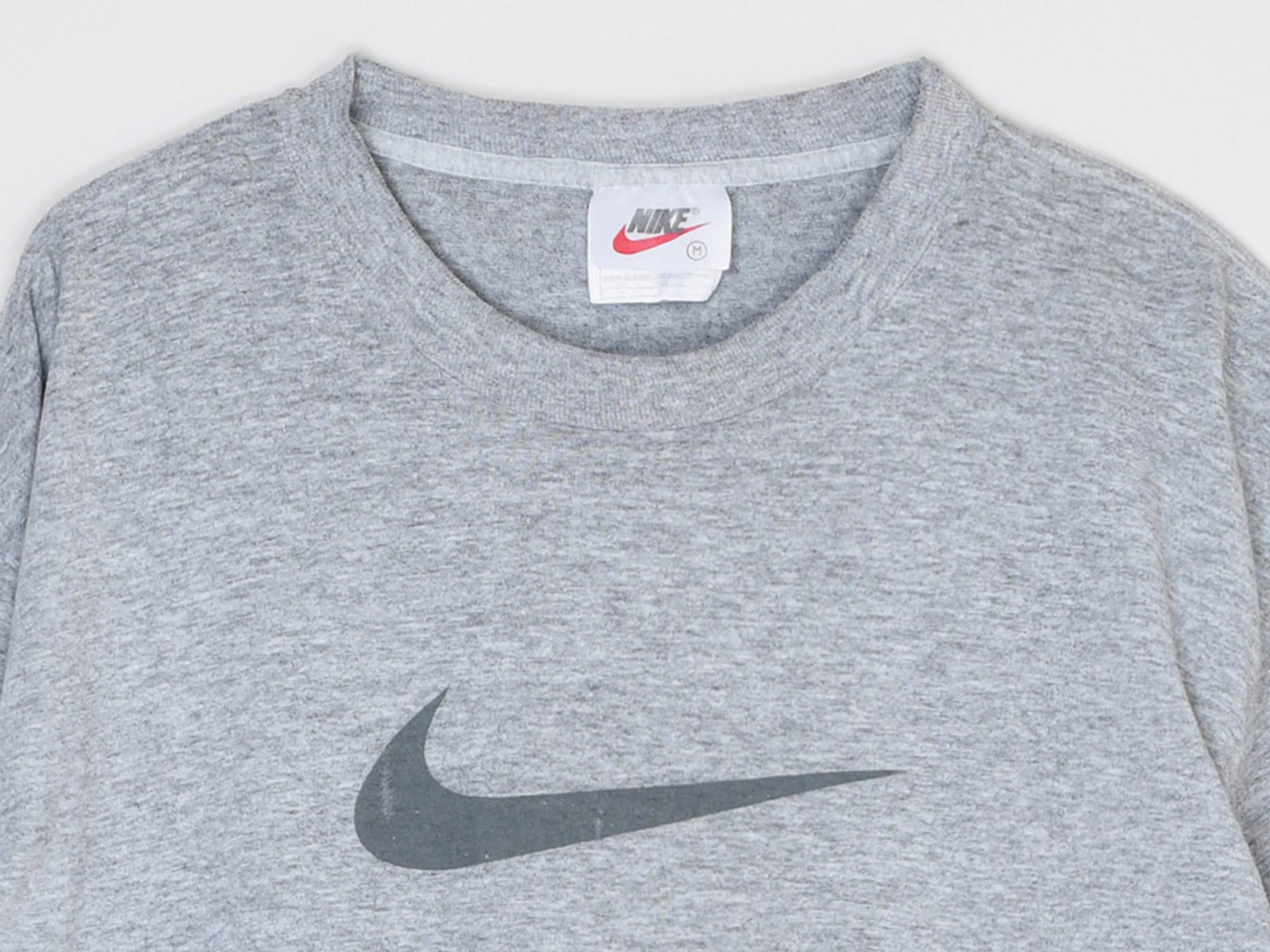 NIKE ヴィンテージ Tシャツ グレー Vintage 90s Nike Grey T-shirt - Nineties, Athletic, Gray, Crew