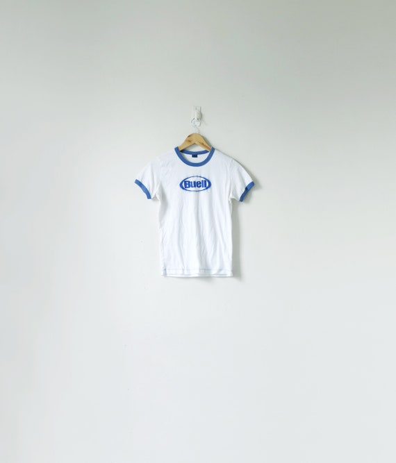 70s "Buell" Motorcycle Logo T-Shirt - 70s T-Shirt