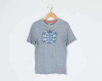 Vintage Y2k Nike Basketball Graphic Tee - 2000er Jahre Kleidung, sportlich, grau, Techwear - Herren XL