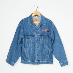 Vintage 90s Winn-Dixie &quot;The Beef People&quot; Denim Jacket - nineties, jean, workwear, americana - Men&#39;s S