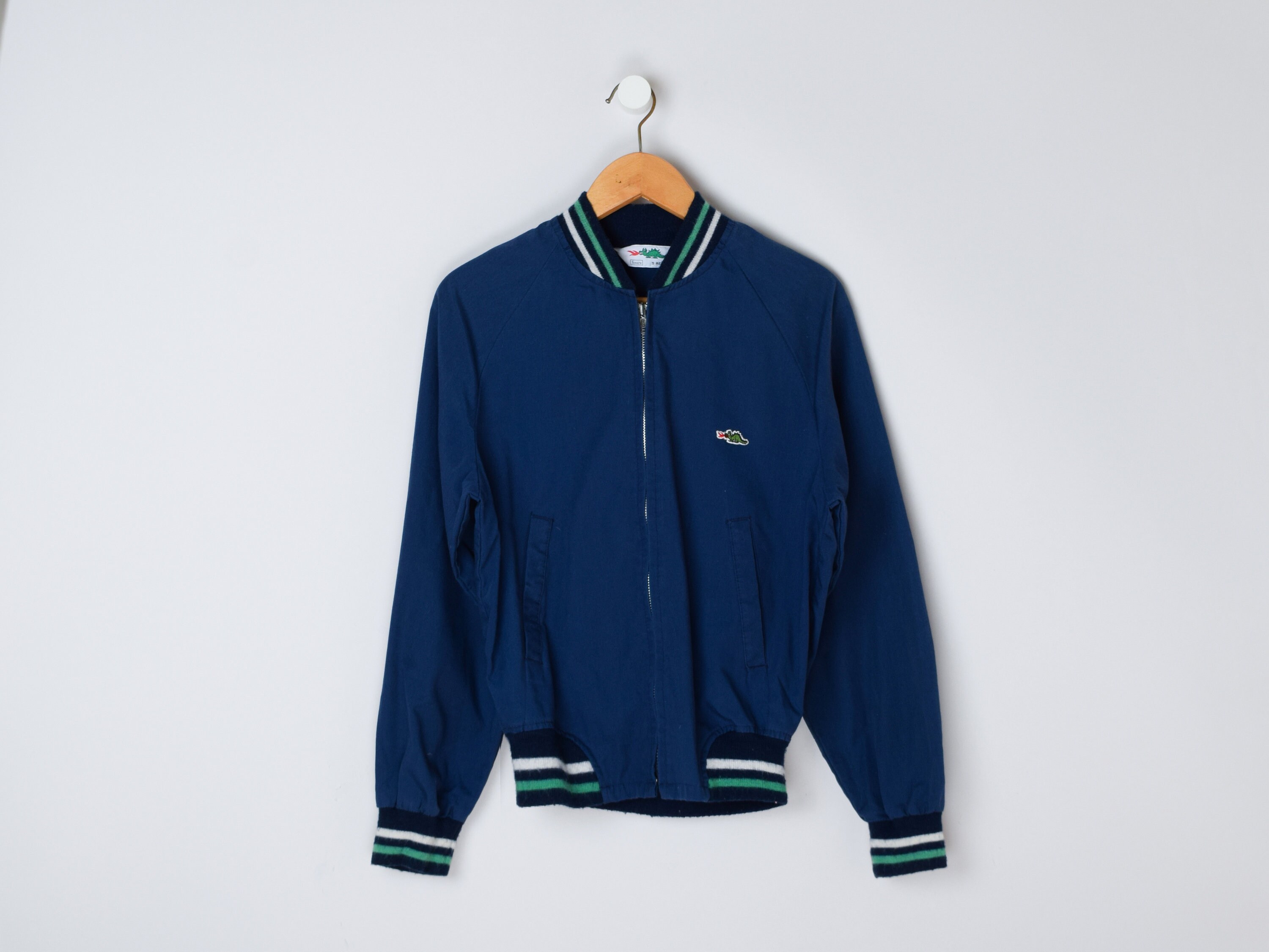 Vintage Lacoste Bomber Jacket - Etsy
