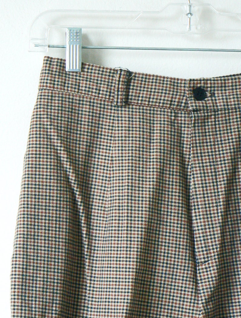 80s Pants 28 Waist Women/'s SM 80s Clothing 80s Womens/' Tweed Trousers with Stirrups