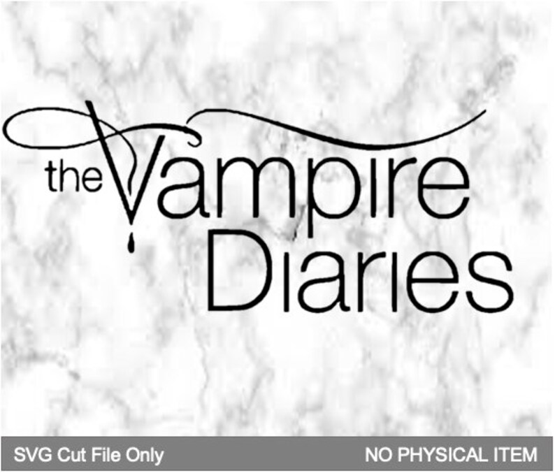 The Vampire Diaries Logo SVG | Etsy