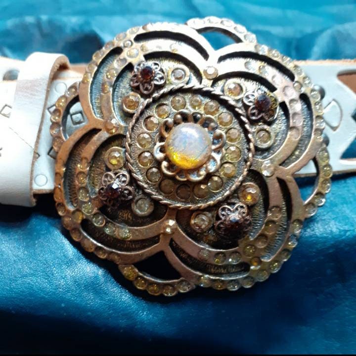 Cinturón de cuero PIRATA PERSONALIZADO con una hermosa hebilla Etsy