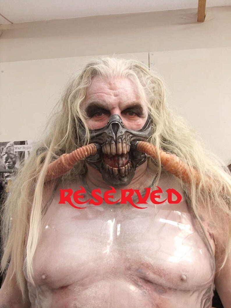 Image of Immortan Joe Mad Max Fury Road Film Prop Original Design Breather Mask Worn By Hugh Keays-Burne