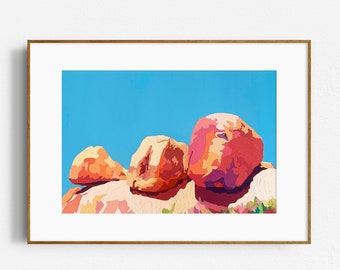 Josua Baum Druck Wüste Wand Kunst LeinwandDruck Wüste Dekor Wüste Landschaft Druck Moderne Kunst Drucke Joshua Baum Nationalpark Drucke