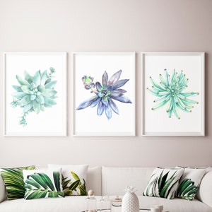 Gallery Wall Set 3 Piece Wall Art Botanical Print Set of 3 Prints Set ...
