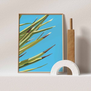 Desert Wall Art Print Desert Decor Desert Landscape Print Joshua Tree Print Abstract Landscape Modern Art Prints National Park Prints