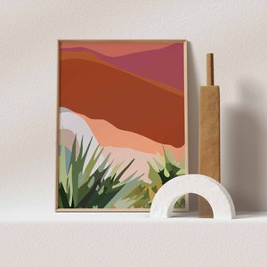 Kaktus Druck Botanischer Druck Aquarell Druck Kaktus Wandkunst Kaktus Deko Aquarell Kaktus Poster Wüste Drucke Saguaro Kaktus Gemälde