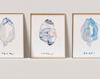 Gallery Wall Set Abstract Art 3 Piece Wall Art Set of 3 Prints Abstract Watercolor Print Set of 3 Wall Art Modern Wall Art Prints Giclee