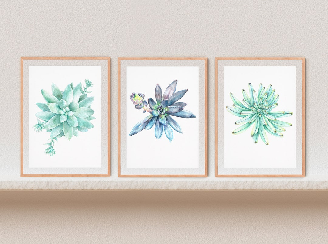 Gallery Wall Set 3 Piece Wall Art Botanical Print Set of 3 Prints Set ...