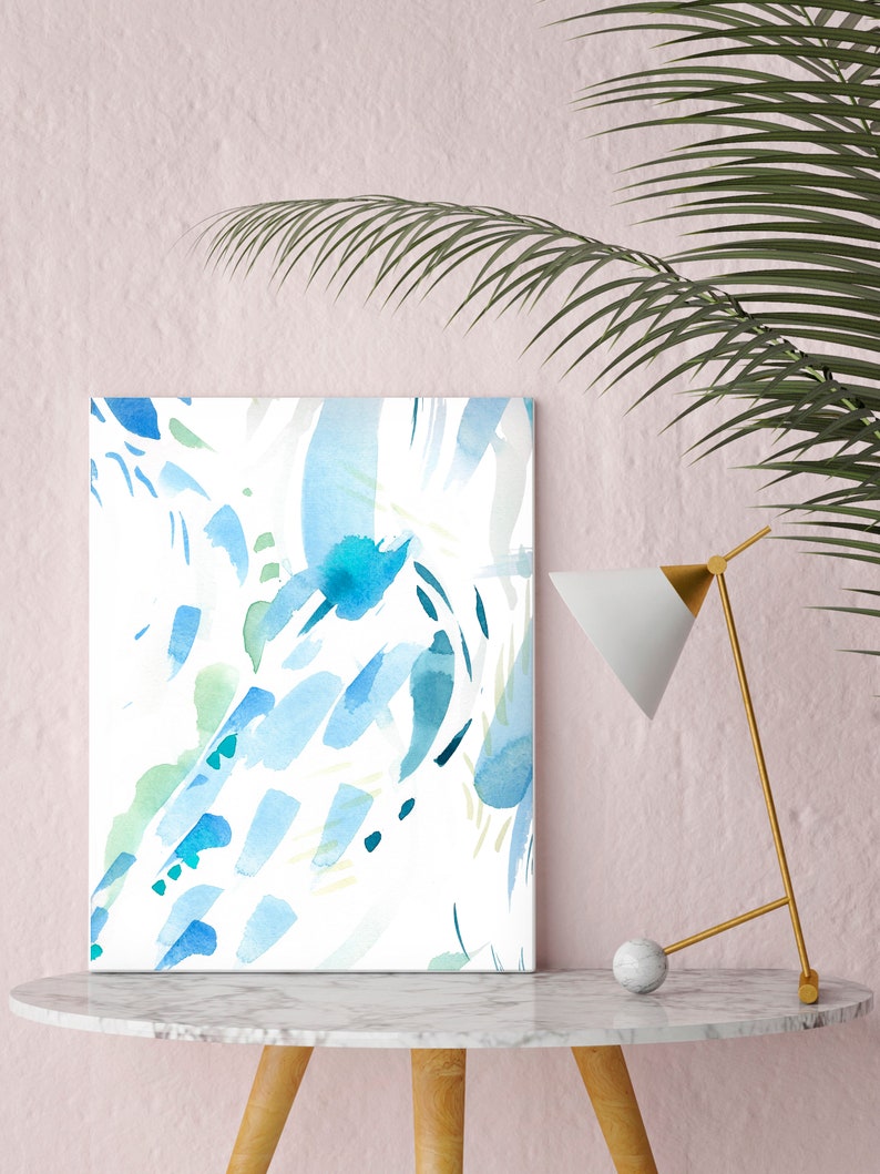 Set of Two Prints Abstract Art Diptych 2 Piece Wall Art Prints Etsy