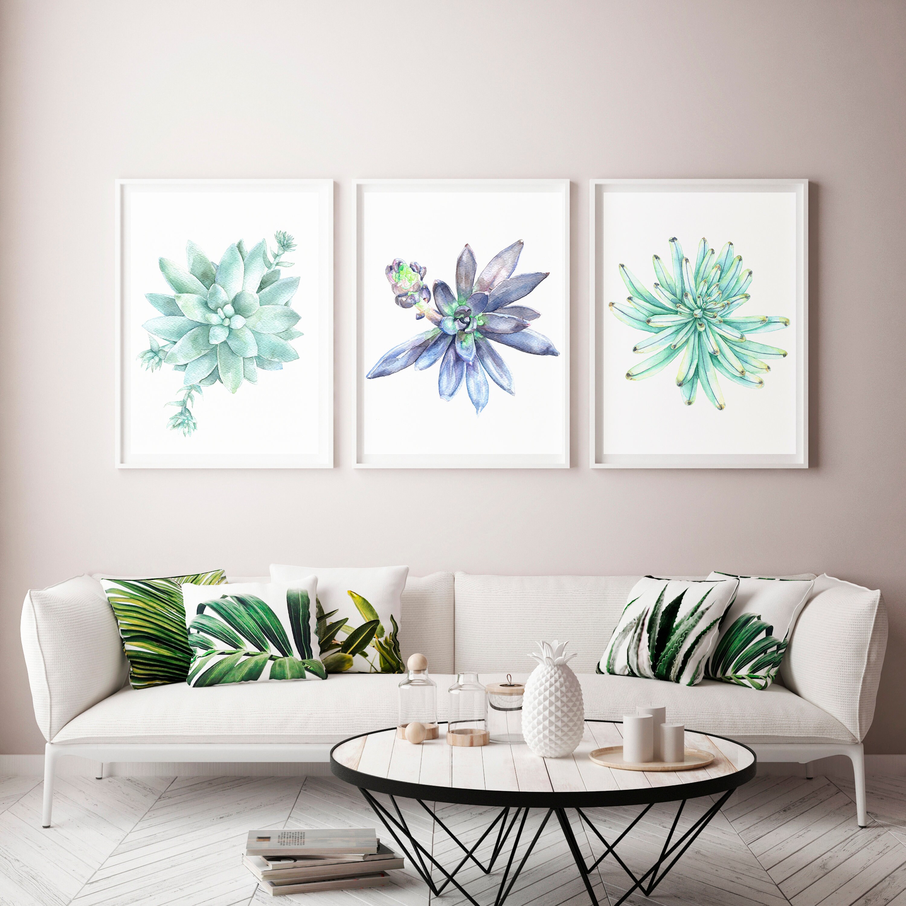Gallery Wall Set 3 Piece Wall Art Botanical Print Set of 3 Prints Set ...