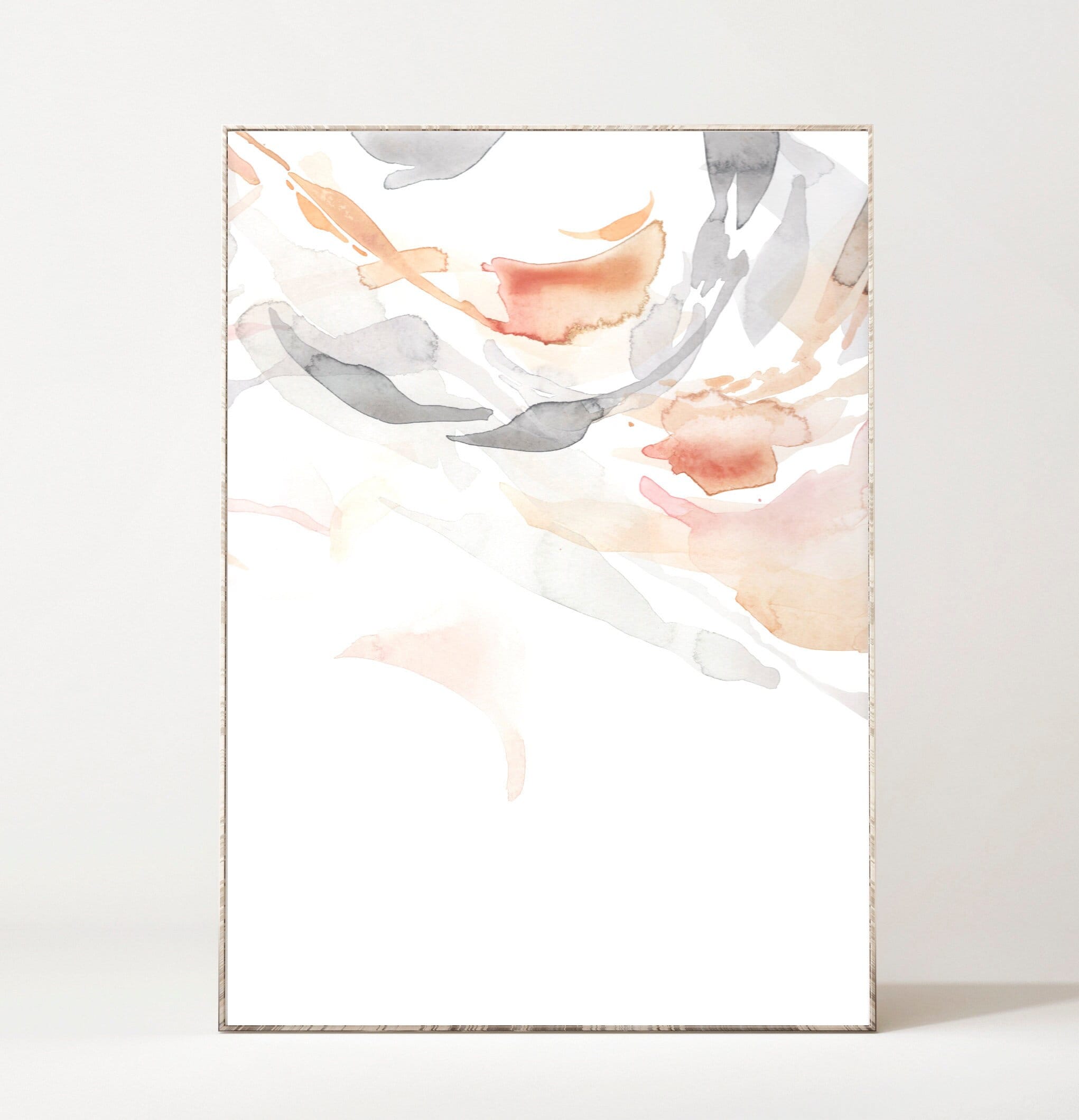 Abstract Art Watercolor Print Minimalist Art Abstract Watercolor Wall ...