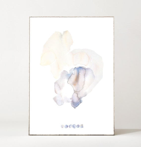 Abstract Watercolor Print Minimalist Abstract Watercolor Painting Abstract Art Extra Large Wall Art Best Selling Items Large Abstract Décor