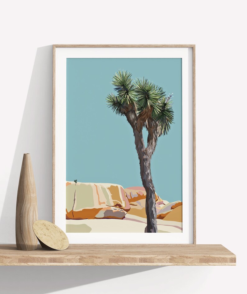 Joshua Tree Print Desert Wall Art Prints Desert Poster Joshua Tree ...