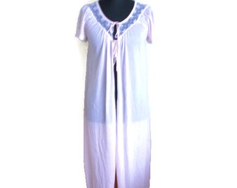 Vintage transparent morgonrock lång underkläder jacka morgonrock maxiunderkläder romantisk morgonrock genomskinlig vintage medium