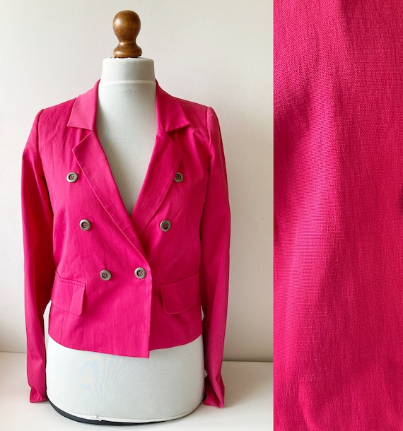Bright pink blazer best sale